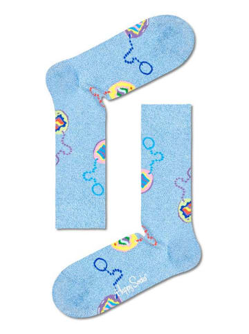 Happy Socks Sokken lichtblauw