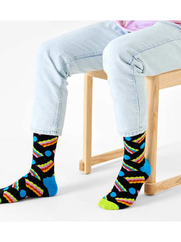 Happy Socks Socken in Schwarz/ Bunt