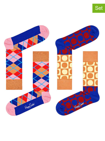 Happy Socks 2-delige set: sokken meerkleurig