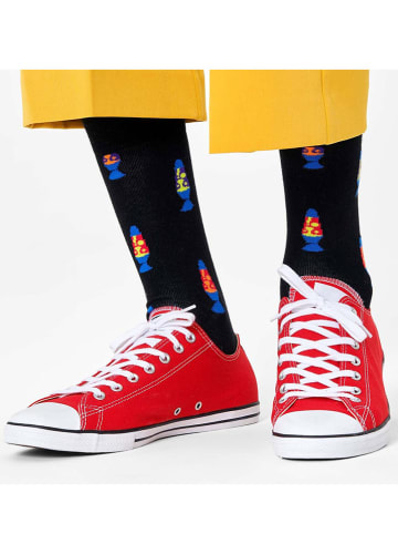Happy Socks 3er-Set: Socken in Schwarz