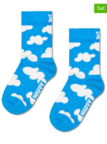 Happy Socks Skarpety (2 pary) w kolorze niebieskim