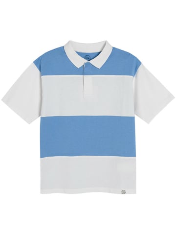 COOL CLUB Koszulka polo w kolorze błękitno-białym