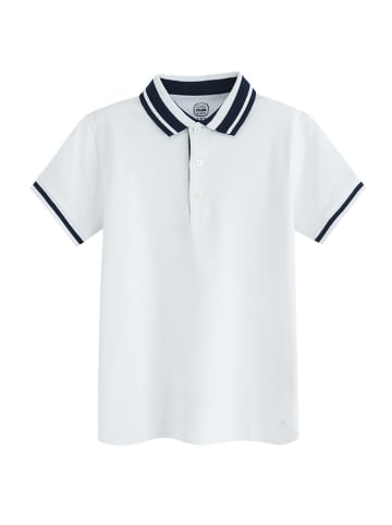 COOL CLUB Koszulka polo w kolorze białym