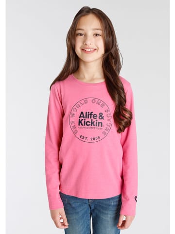 alife and kickin Koszulka w kolorze różowym