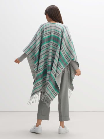 OPUS Cape "Alera grijs/turquoise