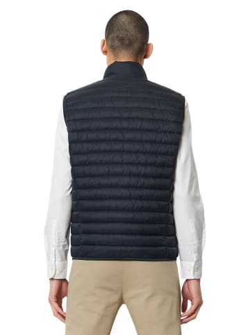 Marc O'Polo Doorgestikte bodywarmer donkerblauw