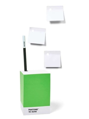 COPENHAGEN.DESIGN Haftnotizblock in Grün - (B)7,5 x (H)11 x (T)7,5 cm