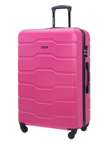 Puccini Hardcase-Trolley "Alicante" in Pink - (B)49 x (H)75,5 x (T)29,5 cm
