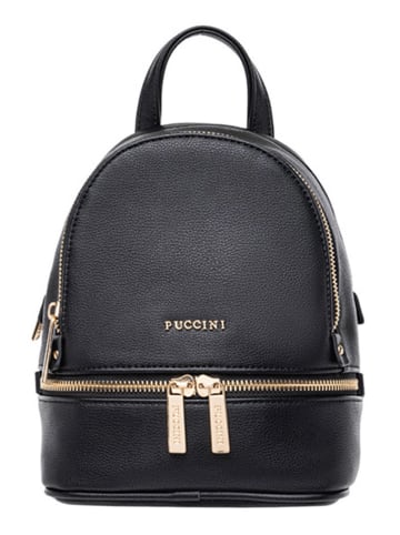 Puccini Rucksack in Schwarz - (B)17 x (H)22 x (T)10 cm
