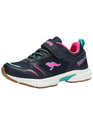 Kangaroos Sneakers "Romp" donkerblauw/roze