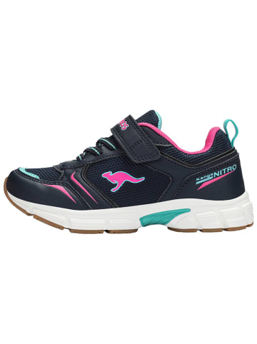 Kangaroos Sneakers "Romp" in Dunkelblau/ Pink