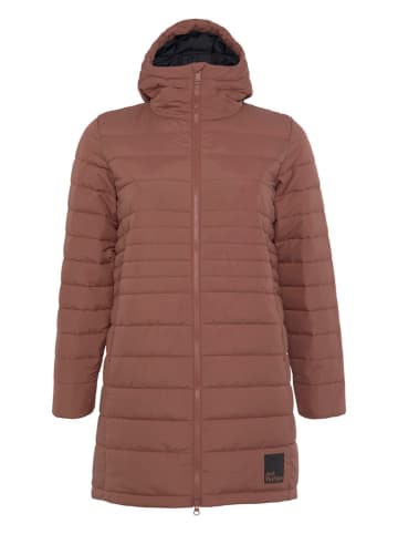 Jack Wolfskin Steppmantel "Lubeena" in Hellbraun