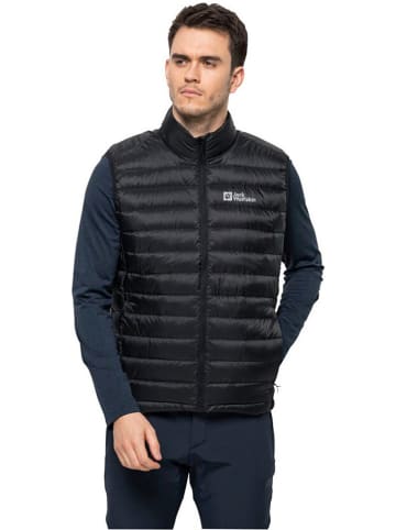 Jack Wolfskin Donsbodywarmer "Pack&Go" zwart