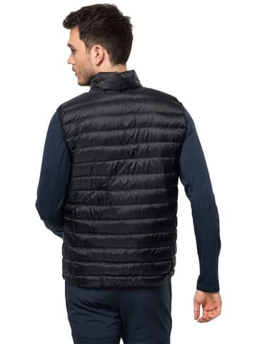 Jack Wolfskin Daunenweste "Pack&Go" in Schwarz