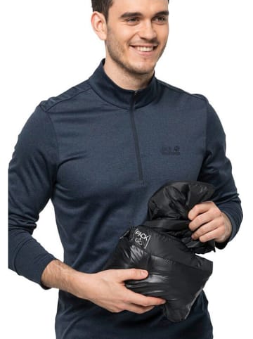 Jack Wolfskin Daunenweste "Pack&Go" in Schwarz