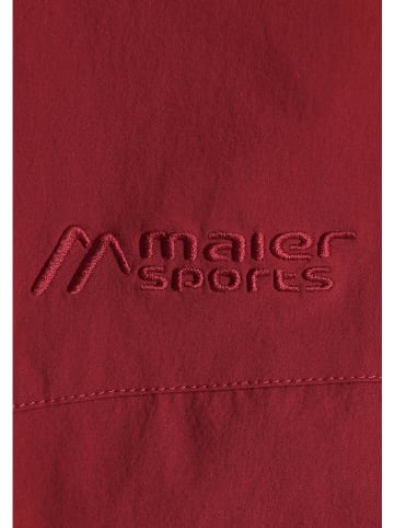 Maier Sports Funkcyjne spodnie w kolorze czerwonym