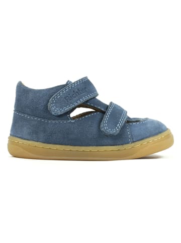 Richter Shoes Skórzane buty w kolorze niebieskim do chodzenia na boso