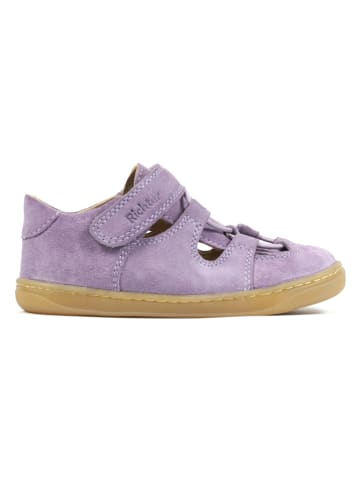 Richter Shoes Skórzane buty w kolorze fioletowym do chodzenia na boso