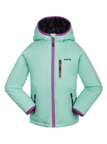 Kamik Dunne all-season doorgestikte jas "Acacia" turquoise
