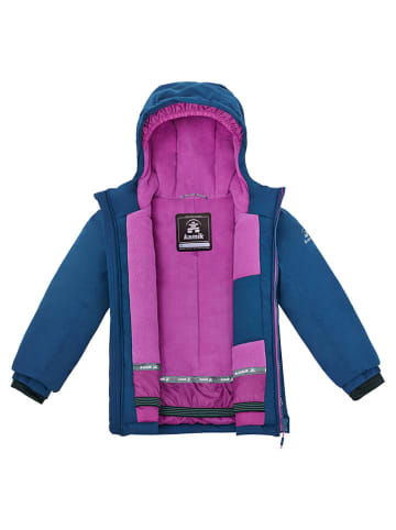 Kamik Winterjacke "Effie" in Dunkelblau/ Lila