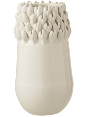 J Line Vase "Ibiza" in Weiß - (H)27 x Ø 14 cm