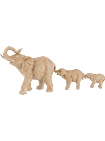 J Line Dekofigur "Elefant" in Hellbraun - (B)57,5 x (H)22 x (T)11,5 cm