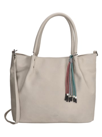 Charm Shopper bag "Tottenham" w kolorze kremowym - 36 x 26 x 12 cm