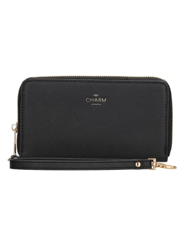 Charm Geldbörse "Birmingham" in Schwarz - (B)18 x (H)10 x (T)2,5 cm