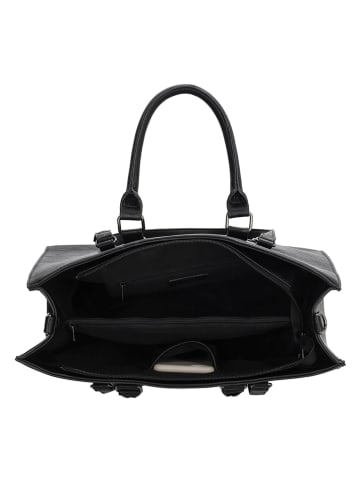 Charm Shopper bag "Liberty" w kolorze czarnym - 40 x 31 x 15 cm