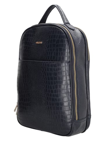 Charm Rucksack "Midwood" in Dunkelblau - (B)28 x (H)38 x (T)10 cm