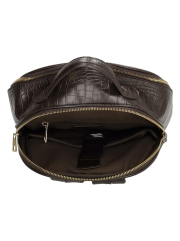 Charm Rucksack "Midwood" in Braun - (B)28 x (H)38 x (T)10 cm