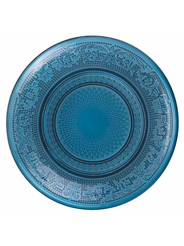 Villa d´Este 6er-Set: Brottteller "Ocean" in Blau/ Türkis - Ø 15 cm
