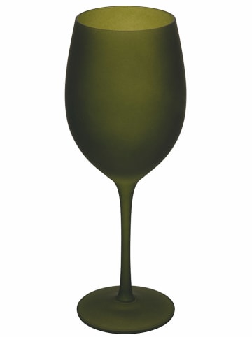 Villa d´Este 6er-Set: Weingläser "Happy Hour" in Grün - 650 ml