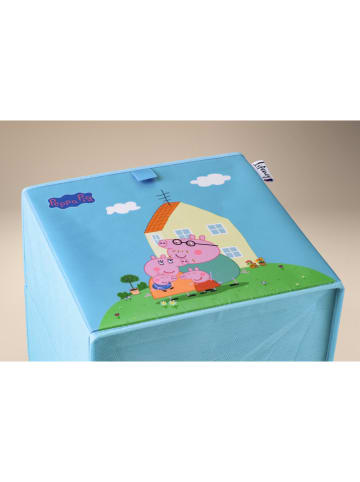 Lifeney 4er-Set: Aufbewahrungsbox "Peppa" in Bunt - (B)30 x (H)30 x (T)30 cm