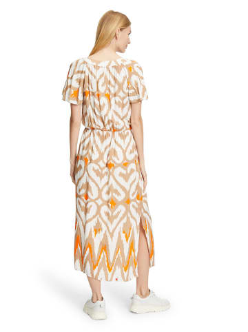 CARTOON Kleid in Beige/ Orange