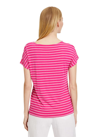 CARTOON Shirt in Pink/ Weiß