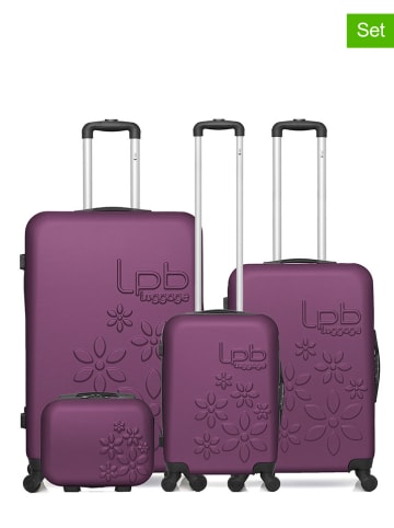 Les P´tites Bombes 4-częściowy zestaw "Eleonor" w kolorze fioletowym