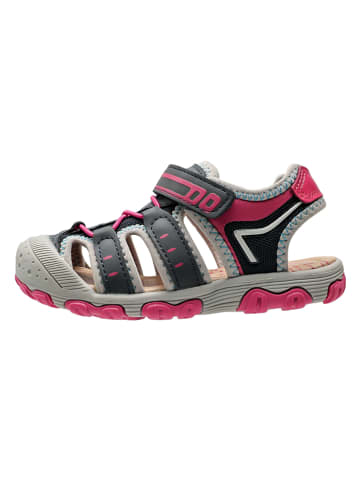 lamino Trekkingsandalen antraciet/roze