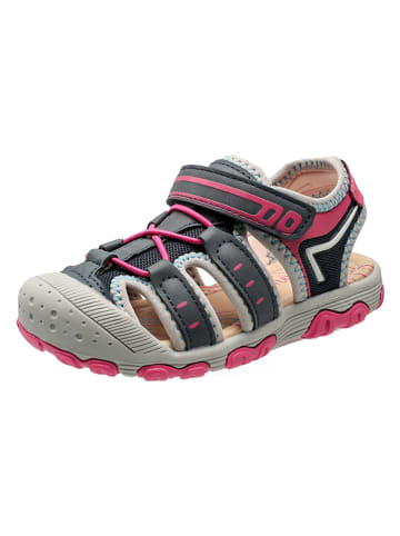 lamino Trekkingsandalen antraciet/roze