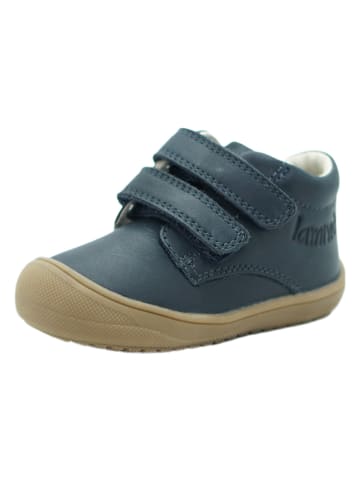 lamino Leren sneakers donkerblauw