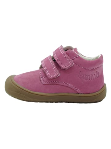 lamino Skórzane sneakersy w kolorze różowym