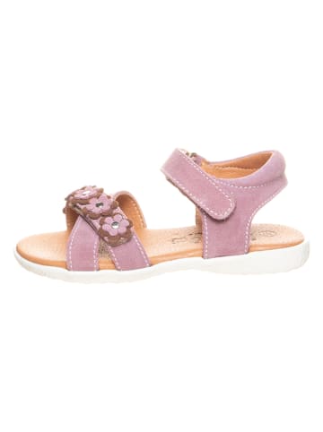 lamino Leder-Sandalen in Rosa