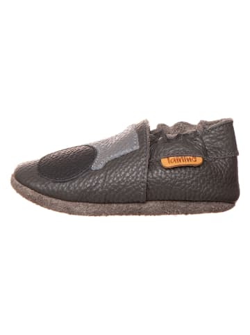 lamino Leren kruipschoenen antraciet