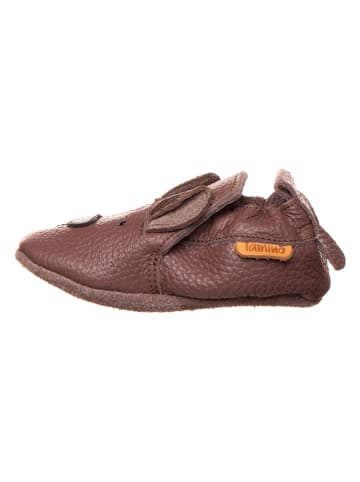 lamino Leren kruipschoenen bruin