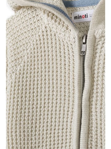 Minoti Sweter rozpinany w kolorze kremowym