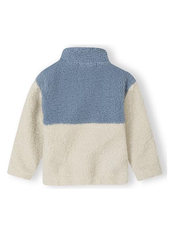 Minoti Sweter w kolorze błękitno-białym