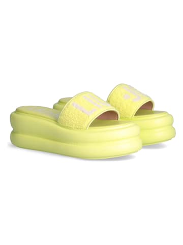 Liu Jo Plateau-slippers geel