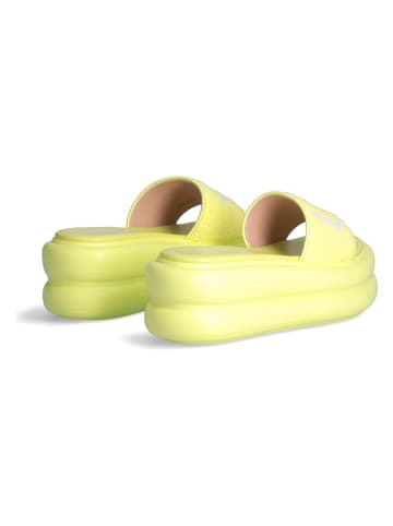 Liu Jo Plateau-slippers geel