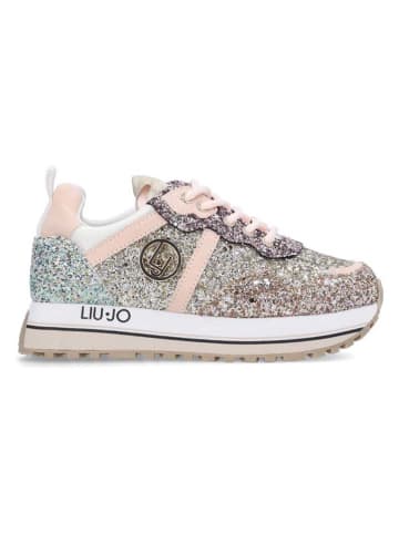 Liu Jo Sneakersy w kolorze złoto-jasnoróżowym