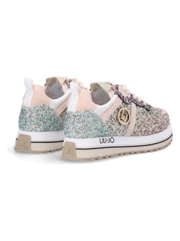 Liu Jo Sneakers in Gold/ Rosa